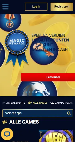 Casino-app voor Android MAGICBETTING CASINO
