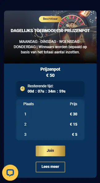 Bonussen beschikbaar in  MAGICBETTING CASINO
