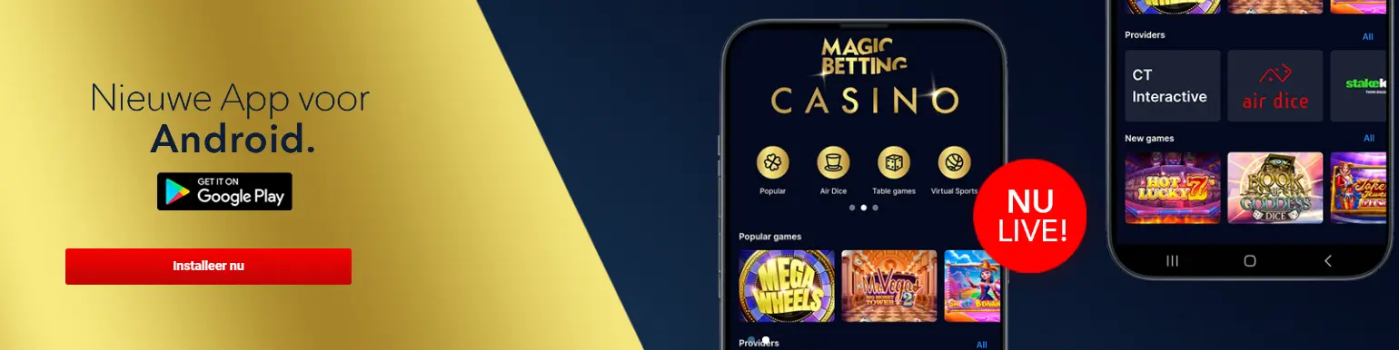 Registratie bij MAGICBETTING CASINO

