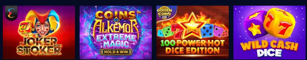 Minigames in het MAGICBETTING CASINO

